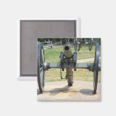 Ziviler Krieg Cannon in Gettysburg Magnet (Vorderseite/Rückseite)