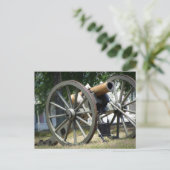 ZIVILER KRIEG-CANNON POSTKARTE (Stehend Vorderseite)