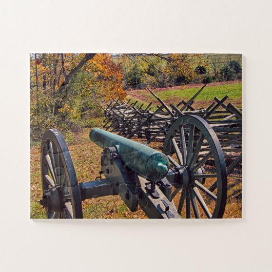 Ziviler Krieg Cannons Jigsaw Puzzle (Horizontal)