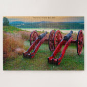 Ziviler Krieg Cannons Jigsaw Puzzle (Horizontal)
