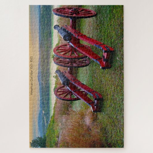 Ziviler Krieg Cannons Jigsaw Puzzle (Vertikal)