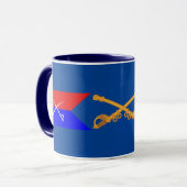 Ziviler Krieg: Custer Kaffee-Tasse Tasse (Vorderseite Links)