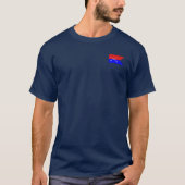 Ziviler Krieg: Custers Kampf-Flagge - T-Shirt (Vorderseite)