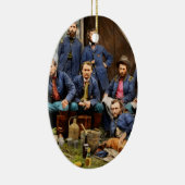 Ziviler Krieg - Der junge George Armstrong Custer  Keramik Ornament (Rechts)