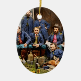 Ziviler Krieg - Der junge George Armstrong Custer Keramik Ornament