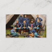 Ziviler Krieg - Der junge George Armstrong Custer  Visitenkarte (Rückseite)
