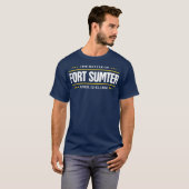 Ziviler Krieg Die Schlacht von Fort Sumter T-Shirt (Vorne ganz)