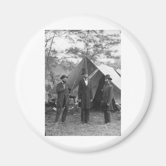 Ziviler Krieg Foto Circa 1862 Magnet (Vorne)