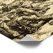 Ziviler Krieg gegen die amerikanische Geschichte Poster (Ecke)