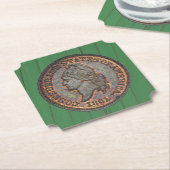 Ziviler Krieg ⚔️ Konföderation Penny Wood Wall Gre Untersetzer (angewinkelt)