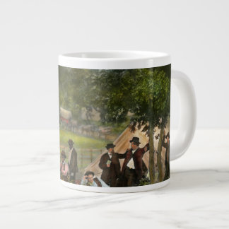 Ziviler Krieg - Lager von Captain Huft in Gettysbu Jumbo-Tasse