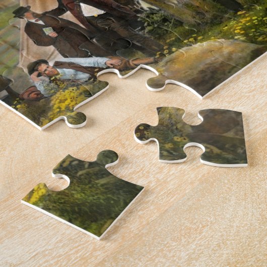 Ziviler Krieg - Lager von Captain Huft in Gettysbu Puzzle (Seite)