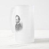 Ziviler Krieg Mattglas Bierglas (Vorderseite Links)