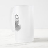 Ziviler Krieg Mattglas Bierglas (Vorderseite Links)