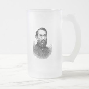 Ziviler Krieg Mattglas Bierglas