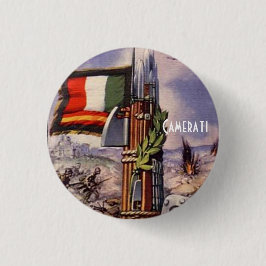 Ziviler Krieg Mussolini Franco Spaniens Italien Button