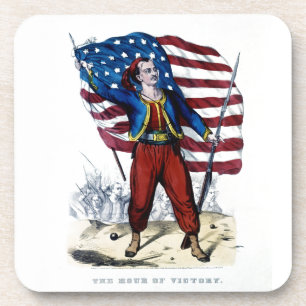 Ziviler Krieg New York Zouaves Getränkeuntersetzer