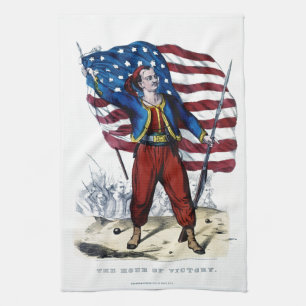 Ziviler Krieg New York Zouaves Handtuch