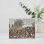 Ziviler Krieg Postkarte (Stehend Vorderseite)