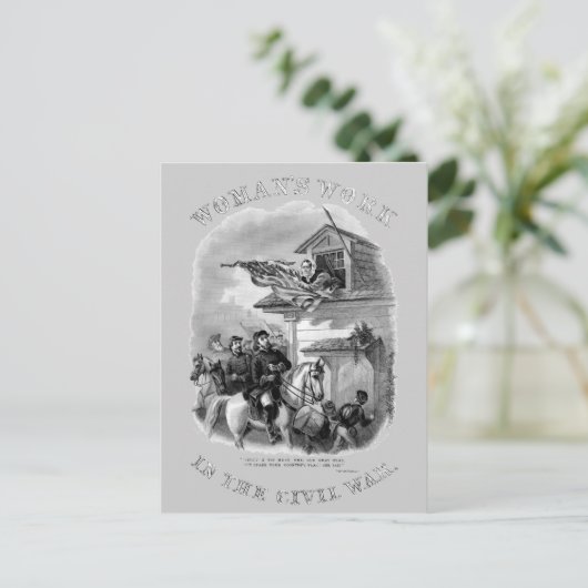 Ziviler Krieg Postkarte (Stehend Vorderseite)