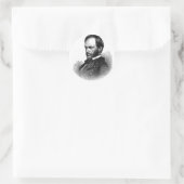 Ziviler Krieg Runder Aufkleber (Tasche)