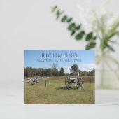 Ziviler Krieg Schlacht von Gaines's Mill, Richmond Postkarte (Stehend Vorderseite)