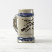 ziviler Krieg und verschiedener Reliktjäger Stein Bierglas (Vorderseite Links)