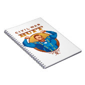 Ziviler Krieg - US Grant Spiral Bound Notebook Notizblock (Rechte Seite)
