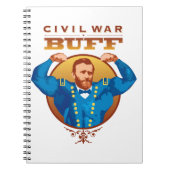 Ziviler Krieg - US Grant Spiral Bound Notebook Notizblock (Vorderseite)