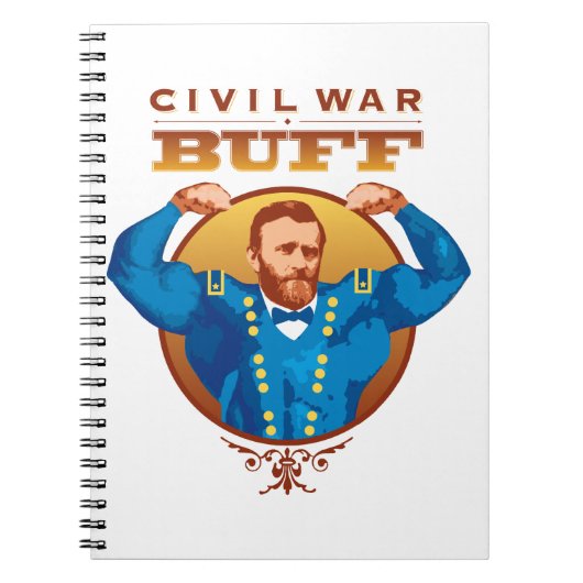 Ziviler Krieg - US Grant Spiral Bound Notebook Notizblock (Vorderseite)