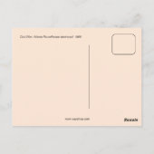 Ziviler Krieg, zerstörtes Atlanta-Rundhaus, 1866 Postkarte (Rückseite)