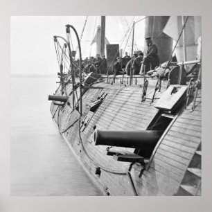 Ziviler Krieggepanzerter Galena, 1862 Poster