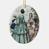 Ziviler Kriegs-Antebellum Mode-Damen-Ballkleid Keramik Ornament (Rechts)