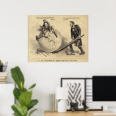 Ziviler Kriegs-Cartoon Poster (Heimbüro)