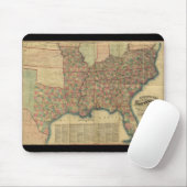 Ziviler Kriegs-südliche Staats-Karte durch J. Mousepad (Mit Mouse)
