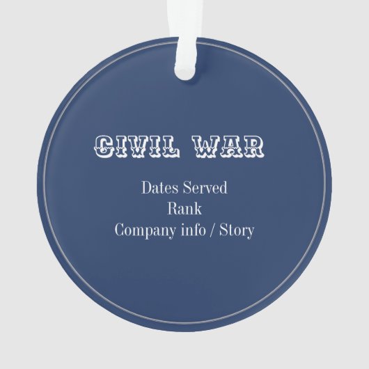 Ziviler Kriegsanker Ornament (Rückseite)