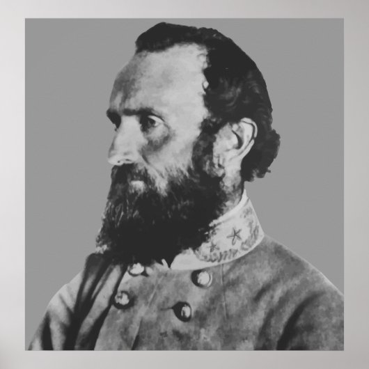 Ziviler Kriegsheld — General Stonewall Jackson Poster (Vorne)