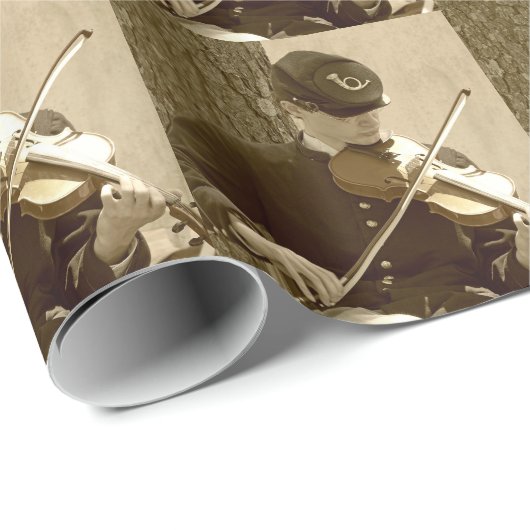 Ziviler Kriegssicherungs-Player Geschenkpapier (Rolleneckpunkt)