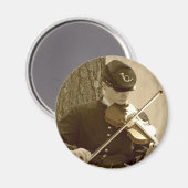 Ziviler Kriegssicherungs-Player Magnet (Vorderseite/Rückseite)