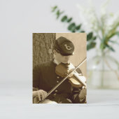 Ziviler Kriegssicherungs-Player Postkarte (Stehend Vorderseite)