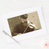 Ziviler Kriegssicherungs-Player Rechteckiger Aufkleber (Umschlag)