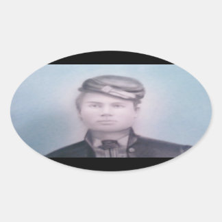 Ziviler Kriegssoldat Ovaler Aufkleber