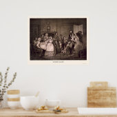 Ziviler Kriegssoldat wird begrüßt Zuhause Poster (Küche)