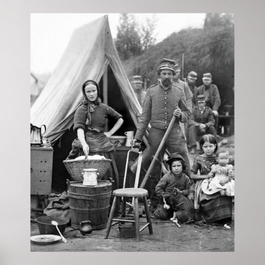 Ziviler Kriegsweg, 1861 Poster (Vorne)