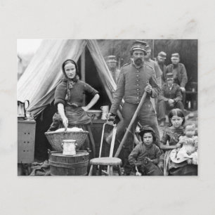 Ziviler Kriegsweg, 1861 Postkarte