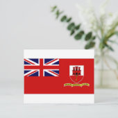 Ziviler Name Gibraltar Postkarte (Stehend Vorderseite)