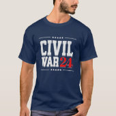 Ziviler T - Shirt des Politischen Wahlkampfs 2024 (Vorderseite)