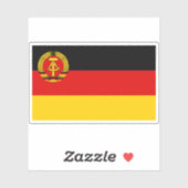 Ziviles Ausscheiden Ostdeutschlands (1959-1973) Aufkleber (Blatt)