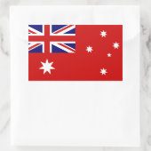 Ziviles Ende Australiens Rechteckiger Aufkleber (Tasche)