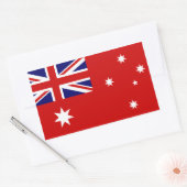 Ziviles Ende Australiens Rechteckiger Aufkleber (Umschlag)